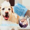 Grooming Brush – Portable Pet Foot Washer with Silicone Bristles