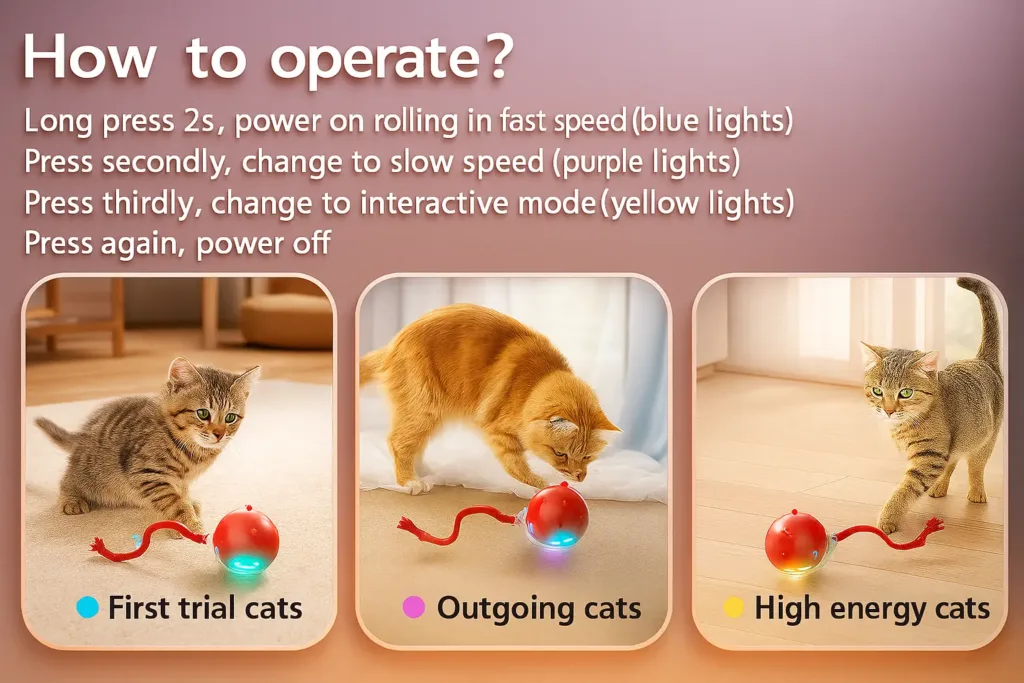 Interactive pet ball